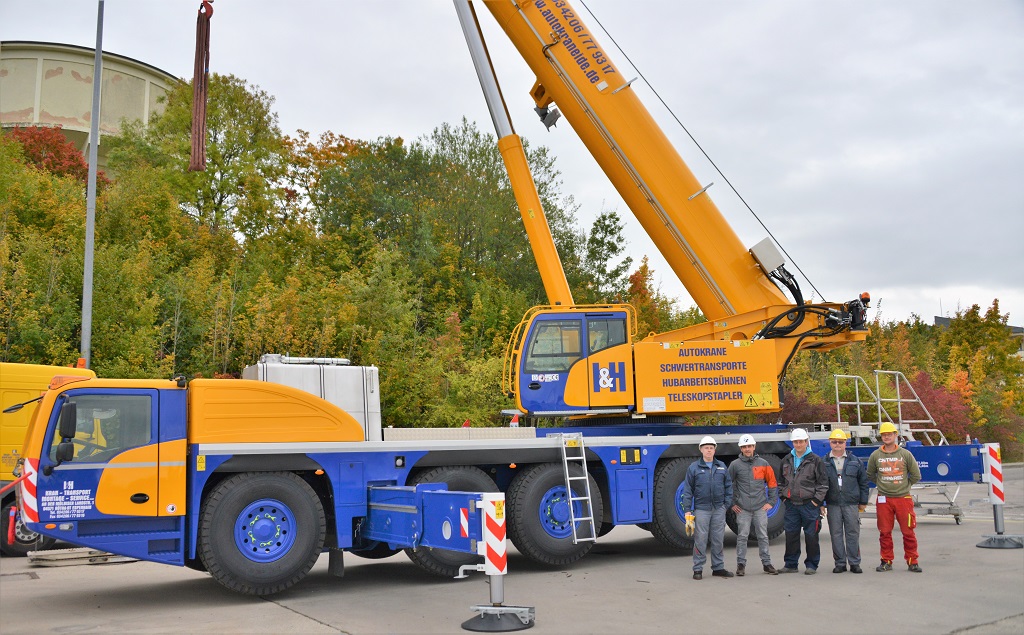 Droop favorit ulækkert I & H Kran puts new AC 100-4L and AC 220-5 all terrain cranes into  operation - Europe